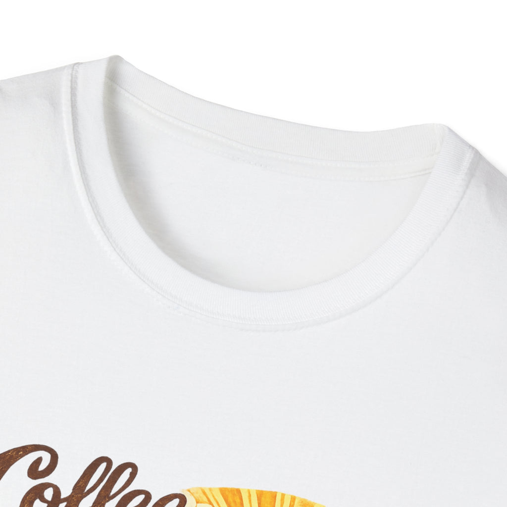 Coffee + Sun Makes the Heart Shine T-Shirt | Tropical Coffee Graphic Tee