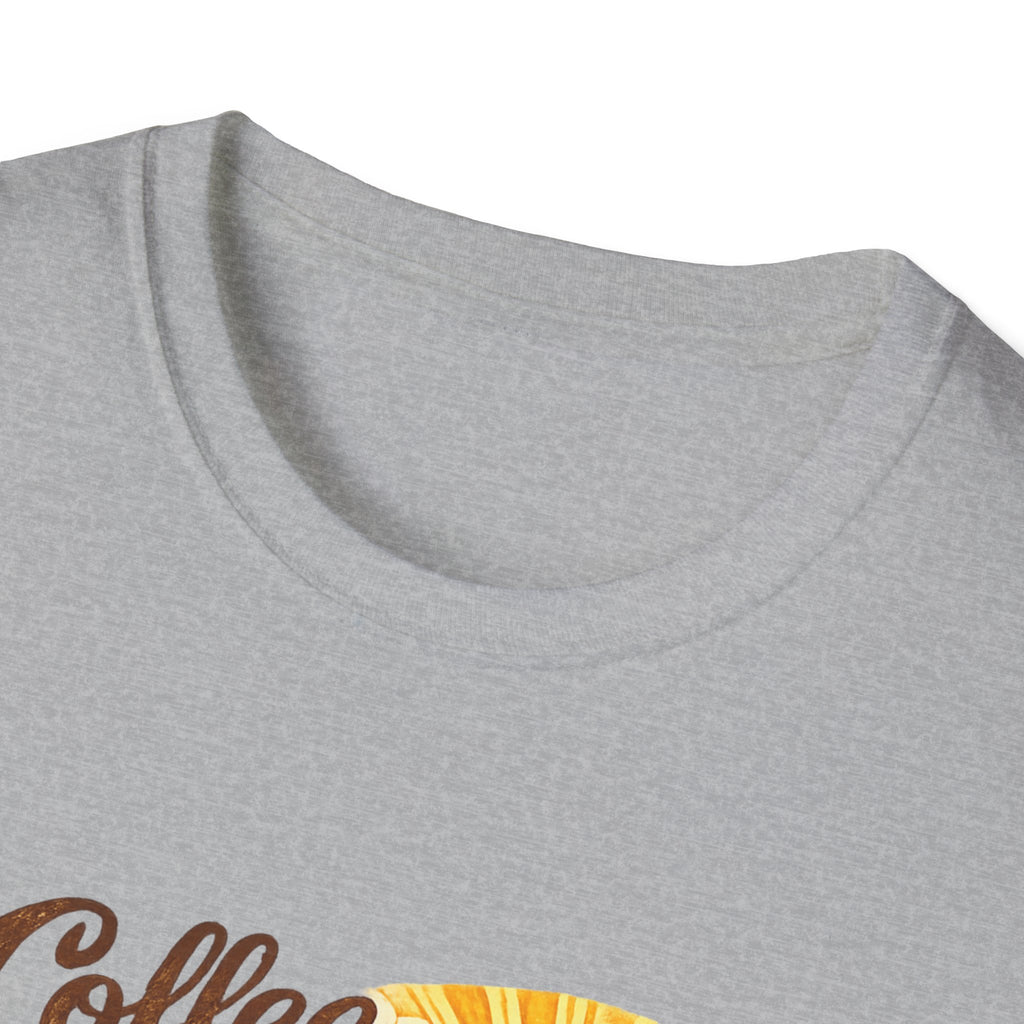 Coffee + Sun Makes the Heart Shine T-Shirt | Tropical Coffee Graphic Tee