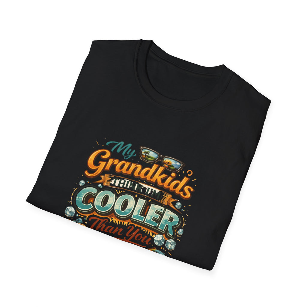 My Grandkids Think I'm Cooler Than You T-Shirt | Grandpa Retro Summer Design
