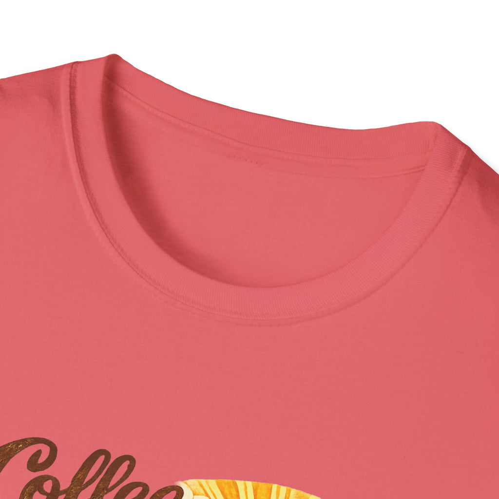 Coffee + Sun Makes the Heart Shine T-Shirt | Tropical Coffee Graphic Tee